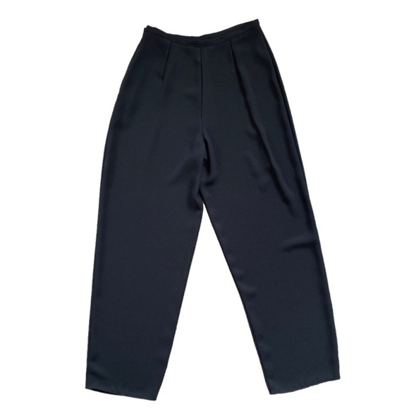 Dorothy Perkins Pants - Retro Dorothy Perkins Black Wide Leg Dress Formal High Waist Pants Trousers UK12